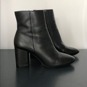 Leather Ankle Booties